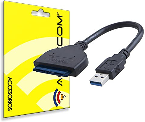 actecom® Cable USB 3.0 A SATA Adaptador Disco Duro Lector DVD PORTATIL PC
