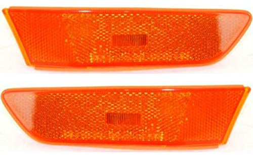 CarLights360 For 2003-2007 Infiniti G35 Pair Driver and Passenger Side Turn Signal/Side Marker Light With Bulbs Included IN2550109 IN2551109 - Replaces 26185-AM800 26180-AL520 ;2dr for Coupe
