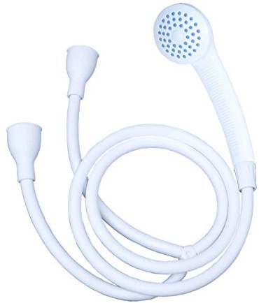 SUNDELY® Single Double Tap Faucet Spray Hose Connector Attachment End Mixer Head for Bath Shower Tub Basin Sink Bathroom Wet Room Kitchen Pet Hair Dresser (Dual Tap Connector)