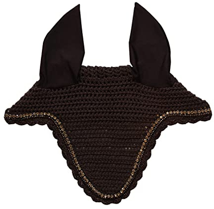 Kentucky Horsewear Stone & Pearl Long Fliegenohren, Größe:WB, Farbe Kentucky Horsewear:braun