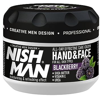NISHMAN Crema para Manos y Rostro - Blackberry 300ml
