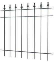 ELEO Gartenzaun Pino, 96 cm, pulverbeschichtet inkl. Schrauben