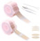 1200 Pcs Eyelid Tape, Invisible Double Eyelid Lift Strips Instant Eyelid Stickers, Self-Adhesive Eye Tapes Fiber for Hooded Droopy Uneven Mono-eyelids, Big Eye Tools with Fork Rods & Tweezers