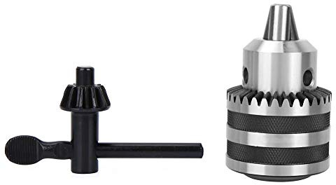 Drill Chuck 1/8- 5/8 Keyed Drill Chuck 3-16mm Heavy-duty Chuck Capacity Key Type Drill Chuck 1/2-20 UNF Mount with Key