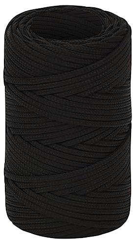 Bussandri Exclusive - Arbeitsseil Schwarz 2 mm 100 m Polyester