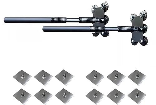 Wing Chun Attrappe 2 PCs Flügel Chun Dummy Trainer mit Klebrigen Nägeln, Handstärke Doppelfeder -Trainingsgerät, Freistehende Kung -Fu -Praxis für Wand/Fliesen