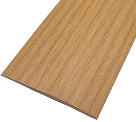 Rovere gialla, nastro adesivo in PVC per bordi delle porte in legno, strisce di transizione flessibili per pavimenti in laminato, copertura per fughe per porte e pavimenti in vinile