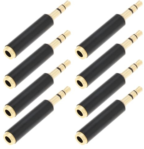 OTOTEC 8 Pz 4 Poli A 3 Poli Jack Convertitore Adattatore TRRS Femmina A TRS Maschio Microfono Connettore Spina Da 3.5mm Jack Per Compurter Telefono