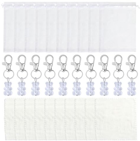 Babyparty-Geschenkset Handtuch, Bären-Badetuch-Geschenke | Babyparty-Handtücher aus Korallenfleece in Bärenform, 10 Stück | Babyparty-Handtücher mit Organzabeutel und Bärenmotiv für die Babyparty