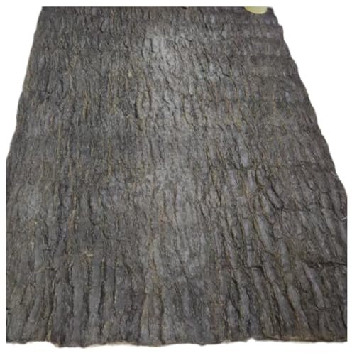 Realistische gefälschte Rinde Aufkleber für den Außenbereich Klebebare Baum Rinde Dekor für wasserdichte Garten Zaun/Betonwand(0.9X1m)