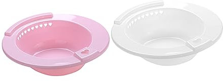 FOMIYES 2pcs Women Bidet Squat Basin Elderly Pregnant Protection Wash Basins Nursing Toilet Seat