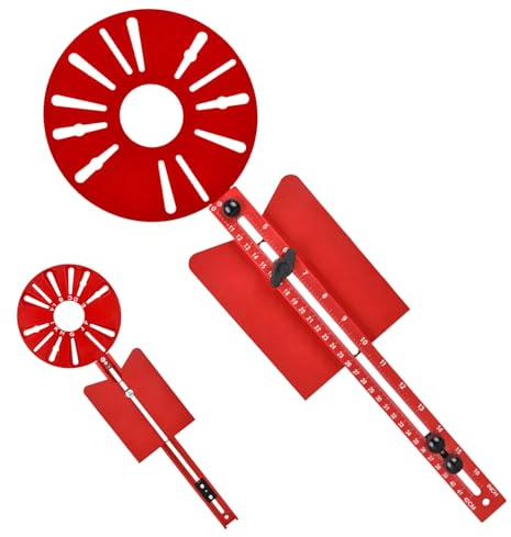 Plantillas para Fresadora de Carpintería Cortador Ranuras, Guía Recorte, | Guía Router Herrajes de armario, perfilado