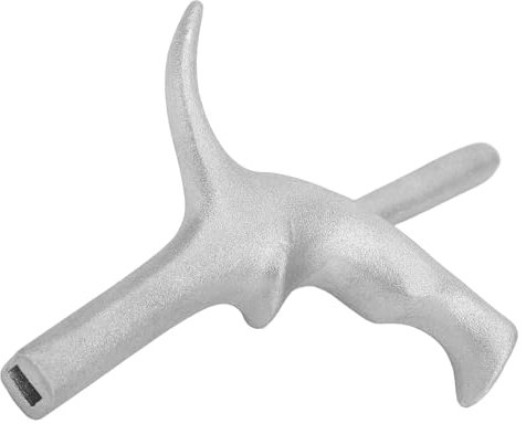 POENVFPO Zaun Folie Degen Griff, Ergonomischer Design-Legierung, Linker Handgriff, Isolierter Alternativer Schwert Griff, Nackter Ersatz Griff für Erwachsene