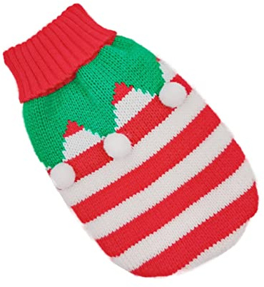 HEMOTON Hundepullover Warm Für Winterkostüm Hunde Weihnachtspullover Festliches Alltagskostüm Haustiere Haustierbedarf Robustes Material Langlebige Kleidung Besondere Anlässe
