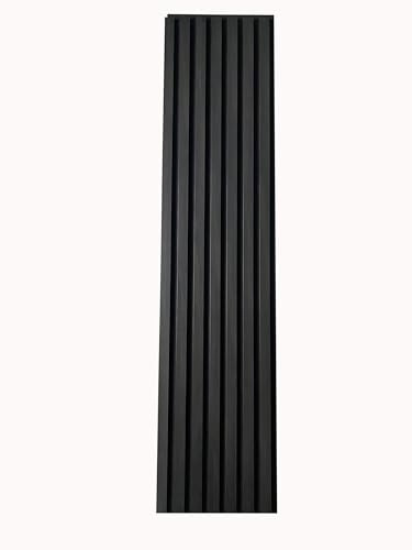 MEBANO. Set med 4x 30x132 cm Akustiska Paneler Trä i Wenge – MDF Väggpanel med Akustikfunktion och Trästruktur