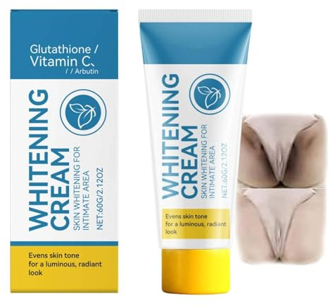 Crème éclaircissante parties intimes - Crème anti-taches brunes à la vitamine C,Crème éclaircissante pour la peau,les peaux foncées, Répare et restaure l'éclaircissement