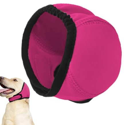 Copricapi per Orecchie da Bagno per Cani Cuffia da Nuoto per Cuccioli | Impermeabile Elastico per Nuoto Pioggia Toelettatura