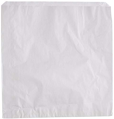 Vegware Boîte de 1000 sacs plats recyclés Blanc 254 x 254 mm