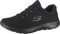 Skechers Womens Summits Artistry Chic Sneaker, Black Mesh Black Trim, 7 UK