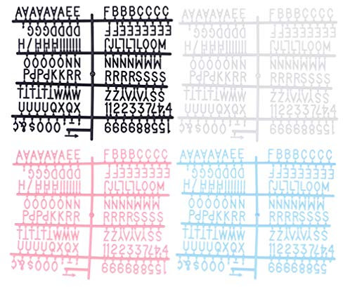 NUOBESTY 8stücke Teiliges Filzbuchstaben Kreatives Nachrichtenschild Aus Kunststoff Für Home Decor Bastelbereich Und Fotografie