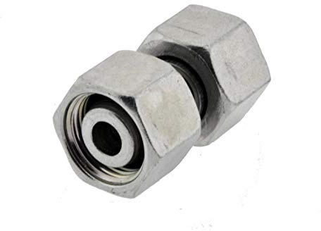 Gerader Schneidring Verbinder mit Dichtkegel und O-Ring 10 L-10 L, Stahl verzinkte Verbindung leichte Baureihe