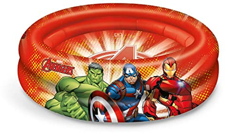 Mondo Toys - AVENGERS| 2 Rings Pool - Piscina gonfiabile per bambini 2 anelli - diametro 100 cm - +10 mesi - 16913
