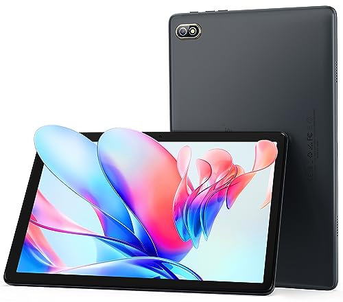 kinstone Tablette PC Portable Tablette Tactile Android 8Go RAM DDR4,256Go ROM,Tablette Gaming 10 Pouces MTK 8183 4Cœurs CPU FHD IPS Résolution 1280 * 800, 2MP+5MP, 6000mAh, 2.4G+5GWifi, BT5.0, Type-C