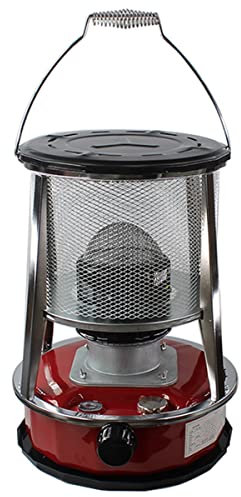 Horno De Queroseno para Uso En Interiores Calentador De Camping Portátil Calentadores De Aceite para Tiendas Al Aire Libre con 3 Mechas Sin Quemador De Calefacción Eléctrica - 4.6L (Color: R
