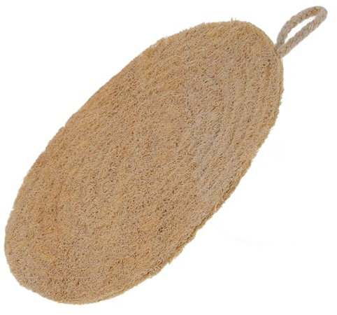 CIYODO Loofah Sponge Steamer Liner Double Layer 20cm Reusable Plant Fiber Steaming Pad Kitchen Steamer Basket Cloth for Home Cooking Dumplings and Buns