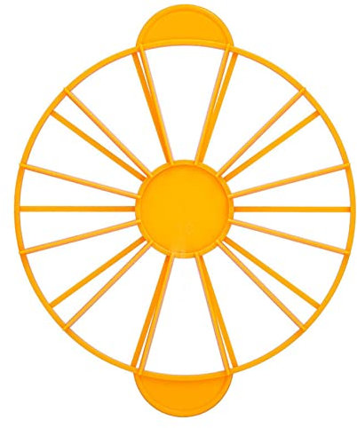 Cake Portion Marker Food Grade Round 10/12 Piece Cake Slice Marker Cutter Equal Portion Cutter Bread Cake Divider Baking Tool for Home Kitchen (Yellow 126g/4.4oz)280))