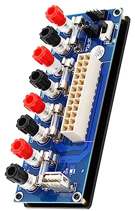 HOMSFOU ATX Stromversorgungsplatine 20-polig Polig Stromausgangsanschlussmodul aus PCB Blau für Desktop PC Einfache Montage