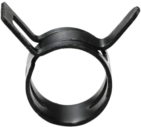 Colliers de serrage à ressort noirs M34-46 mm, 10 pièces, fixations for tubes d'air et carburant, clips à ressort for automobile(44mm)