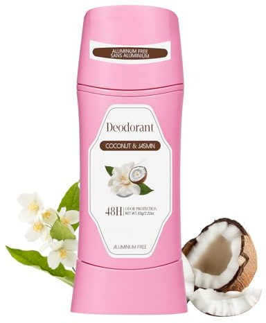 Whole Body Deodorant Stick,Aluminum Free Whole Body Deodorant For Men & Women,24H Freshness Solid Perfume Antiperspirant, Multi-Use Odour Control Antiperspirant(Coconut)