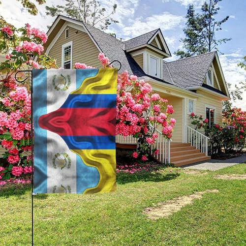 Bandera de Colombia, Guatemala y Colombia, de doble cara, 71 x 101 cm, para decoración de exteriores