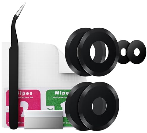 Eonpam 2 Pack Camera Lens Glass for Xiaomi Redmi Note 13 5G 2312DRAAB/I | Original quality camera glass replacement camera lens with professional repair kit.