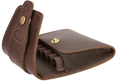 Tas Trost Jagd-Patronenetui aus Leder, Munitionstasche für Büchsenpatronen, Halter für .45-70 .308 .44 Mag 30-06