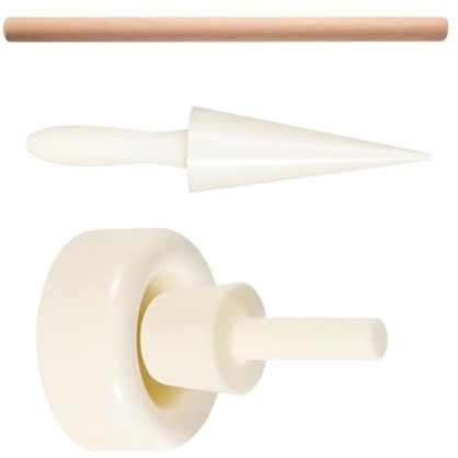 Moule à cornet en bois et glace de qualité professionnelle pour desserts faits maison Accessoire de cuisine Gaufres à main