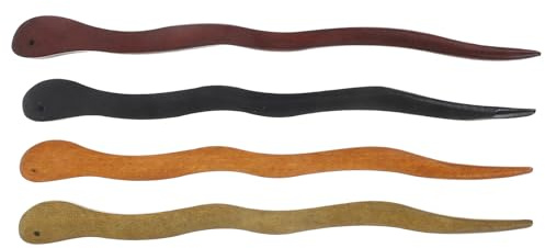 Artibetter Bacchette per Chioma Cinesi 4 Pezzi Bastoncini in Legno per Donna Accessori per Chioma Raccolti e Acconciature Raffinate