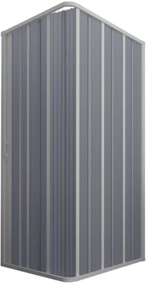 Forte Cabina de Ducha en PVC 80x80CM H185 Plegable con Apertura Lateral Color Blanco Mod. Flex