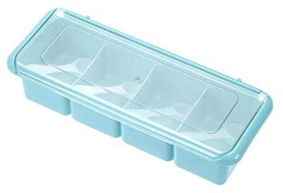 JSY Caja de condimento Cocina Redonda Hogar Plástico Salero Pimienta Sal y Sal Tarro de condimento MSG Latas de Sal Tarro de condimento Tarro de condimento (Size : H)