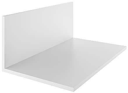 NOBILY *** 30 x 30 mm PVC Winkelleiste Fensterleiste Zierleiste Profilleiste weiss / 1180 mm Länge (12,71€/m)