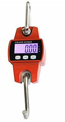 Tragbare Hängewaage Digital Kranwaage Küchenwaagen Gepäckwaage 300KG Kofferwaage Digital mit Haken LCD-Display Lastenwaage Industriewaage Zugwaage