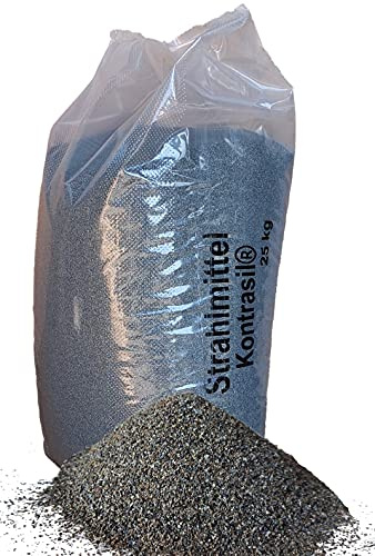 25 kg Strahlmittel Sandstrahlen Sandstrahlmittel Strahlgut (0,25-1,4 mm)
