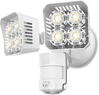 SANSI Outdoor LED Security Motion Sensor Outdoor Flood Lights… (White, 36W)