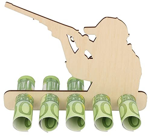 Spruchreif | Originelles Geldgeschenk für Jäger | Gutscheinverpackung aus Holz | Kreative Geschenkidee für Jagdfans