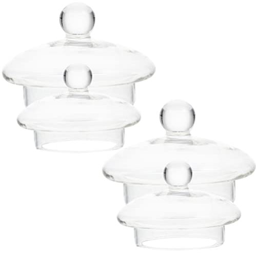 BESTonZON 4 Stücke Tee Ei Deckel Ersatz Teesiebe Deckel Abnehmbare Filter Kappe Abdeckung Für Lose Teeblätter Teekessel 7 5 cm 8 2 cm