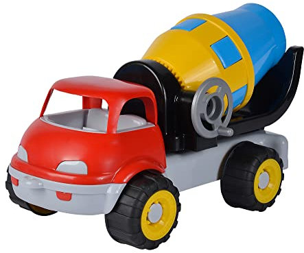 Betonmischer, Sandspielzeug, 38cm, Reifen Softmaterial, ab 10 Monate