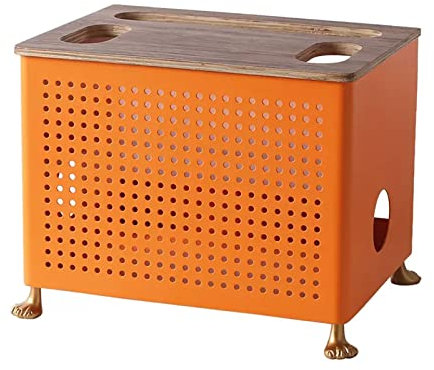 Caja para Router y Cables, Caja Oculta Cables, Cajas Almacenamiento para Router WiFi, Caja Cables Organizador, con Decoración de Tapa de Madera, Caja Guardar Cable, Estante Pared Router Rack