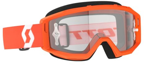 Scott Primal Clear MX Goggle Cross/MTB Brille orange/klar Works