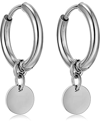 KIM JOHANSON® Edelstahl Damen Multi Layer Halsketten, Armbänder, Ohrringe & Fußkettchen in Silber, Gold & Roségold | Boho Schmuck für Frauen | Kreise Kette | Wasserfest | verstellbar | Schmuckbeutel
